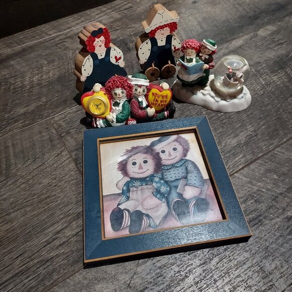 Raggedy Ann And Andy Collectibles Full Collection 6 pieces - Picture 2 of 15